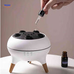 Jellyfish diffuser using essential oils and pipette for direct aromatherapy.