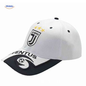 Juventus football cap with embroidered club logo.