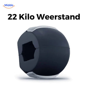 High-resistance 22kg KaakMaster Pro jaw trainer for building sharper, tighter jawline.