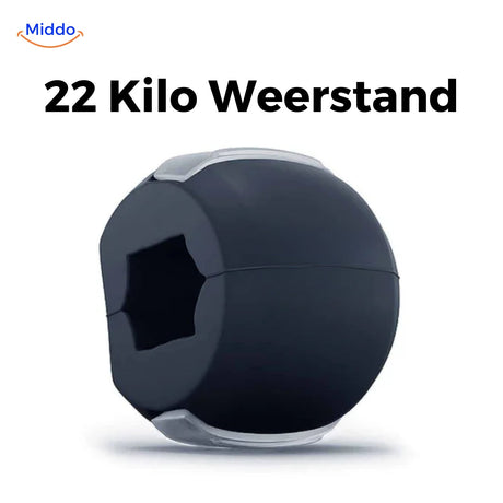 High-resistance 22kg KaakMaster Pro jaw trainer for building sharper, tighter jawline.