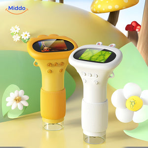 Ergonomic handheld design perfectly sized for comfortable use by small hands.