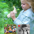 Digital kids microscope with 1000x magnification and 2MP pixel resolution.