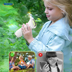 Digital kids microscope with 1000x magnification and 2MP pixel resolution.