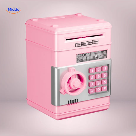 Electronic ATM piggy bank perfect for children as a fun holiday and birthday gift.