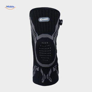 Black FlexiGuard knee brace providing advanced stabilization and support.
