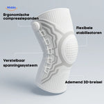 FlexiGuard knee brace providing meniscus pressure relief and knee stabilization.