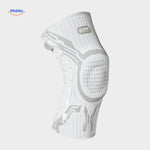 White FlexiGuard knee brace with integrated stabilization supports.