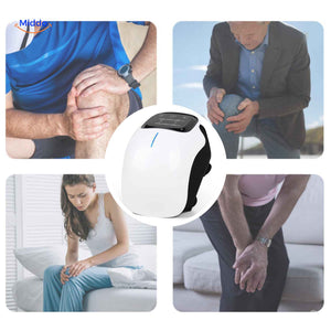 Knee massager for pain relief designed for athletes, seniors, and active users.