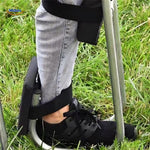 Knee pain relief tool for gardeners providing support and comfort during outdoor work.