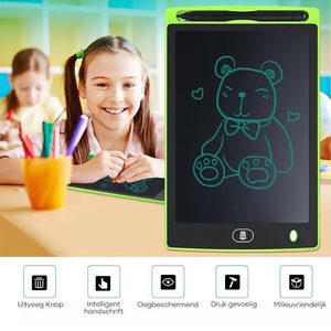 Magnetic LCD writing board for easy mounting and versatile display options