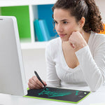 Slim and lightweight LCD tablet design for easy portability and travel