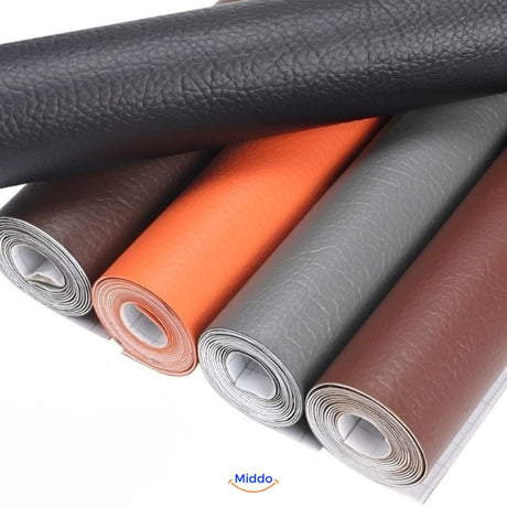 Leather repair patch transforms damaged furniture with seamless before and after results.