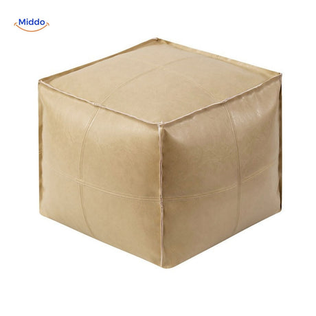 Pure comfort embodied in this premium leather tatami floor cushion.