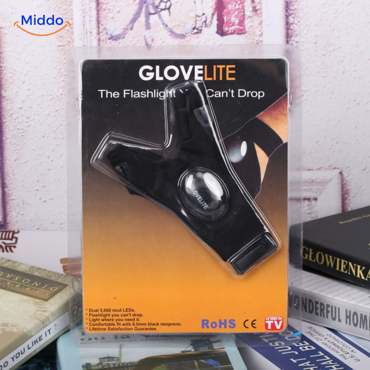 LED gloves with integrated lighting for convenient hands-free fishing.