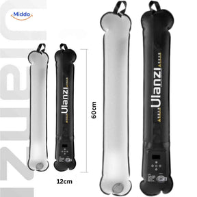 LED magnetic tube light dimensions diagram showing 600mm length and 120mm width.