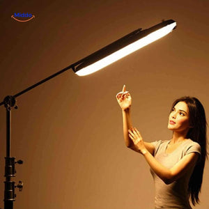 Ulanzi soft LED light tube positioned as key portrait and interview lamp.