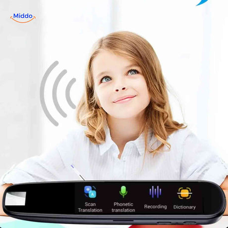 Lexipen translator pen designed for kids with audio feedback and scanning.