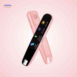 Lexipen translator pen in pink with screen display and dictionary function.