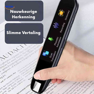 Lexipen translator pen demonstrating smart text recognition and accuracy.