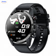 LIGE smartwatch with black silicone strap