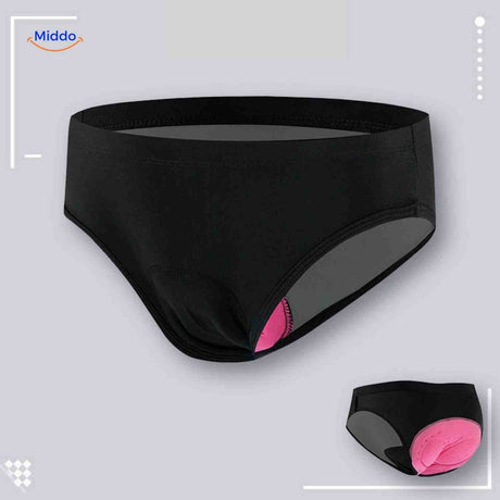 Lightweight and discreet women's cycling brief with gel padding for invisible under-clothing comfort.