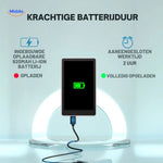 MagnoScreen extended battery duration with convenient charging case.