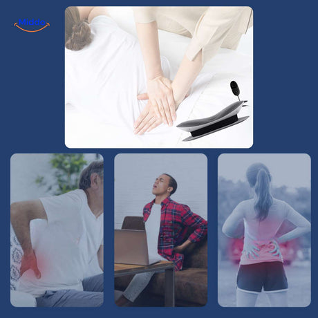 Lower back massager ideal for chronic back complaints and home wellness use.