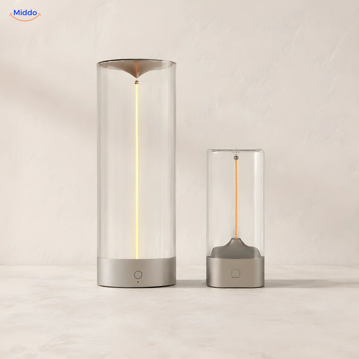 Luminex Premium at 9.45 inches beside Compact at 5.43 inches middo.shop