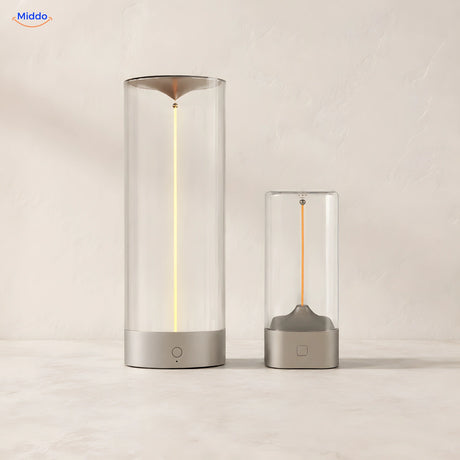 Luminex Premium at 9.45 inches beside Compact at 5.43 inches middo.shop
