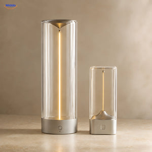 Luminex Premium round and Compact square magnetic lamps together middo.shop