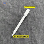 LumiNote included accessories: white dry erase marker pen and microfiber cleaning cloth.