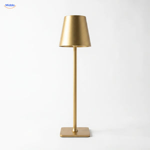 Lumiset rechargeable table lamp gold dimmable
