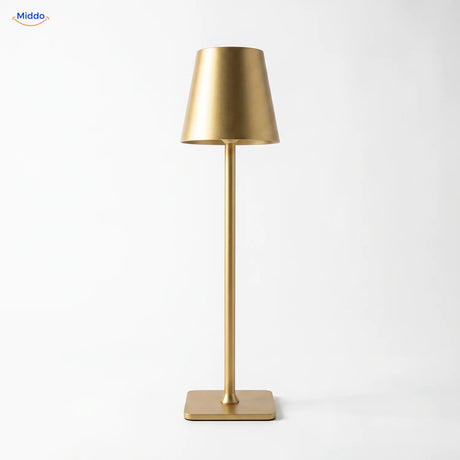 Lumiset rechargeable table lamp gold dimmable