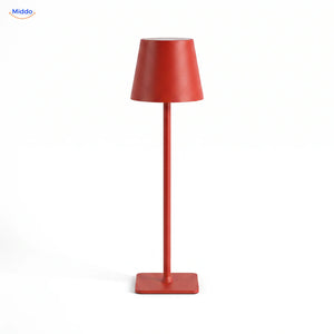 Lumiset rechargeable table lamp red dimmable