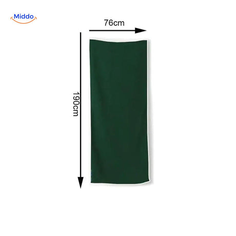 Beach towel dimensions and size specifications for the magnetic microfiber model.