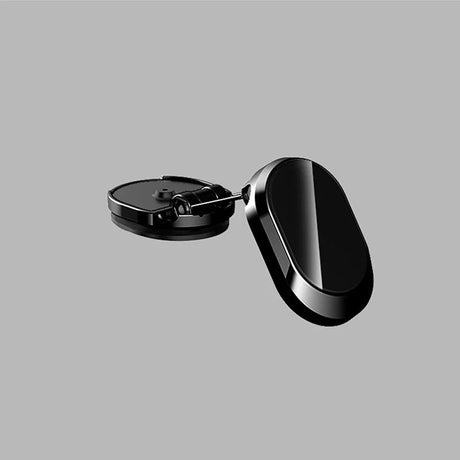 Side view of the magnetic phone mount showing its low-profile, flat design.