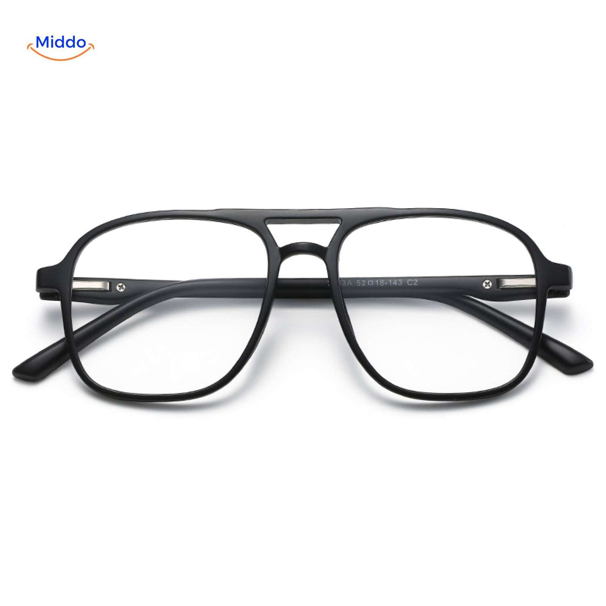 Classic magnetic sunglasses frame shown with swappable lens attachments for versatile everyday wear.