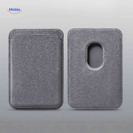 black AlcantaPro Card Holder close-up image 5