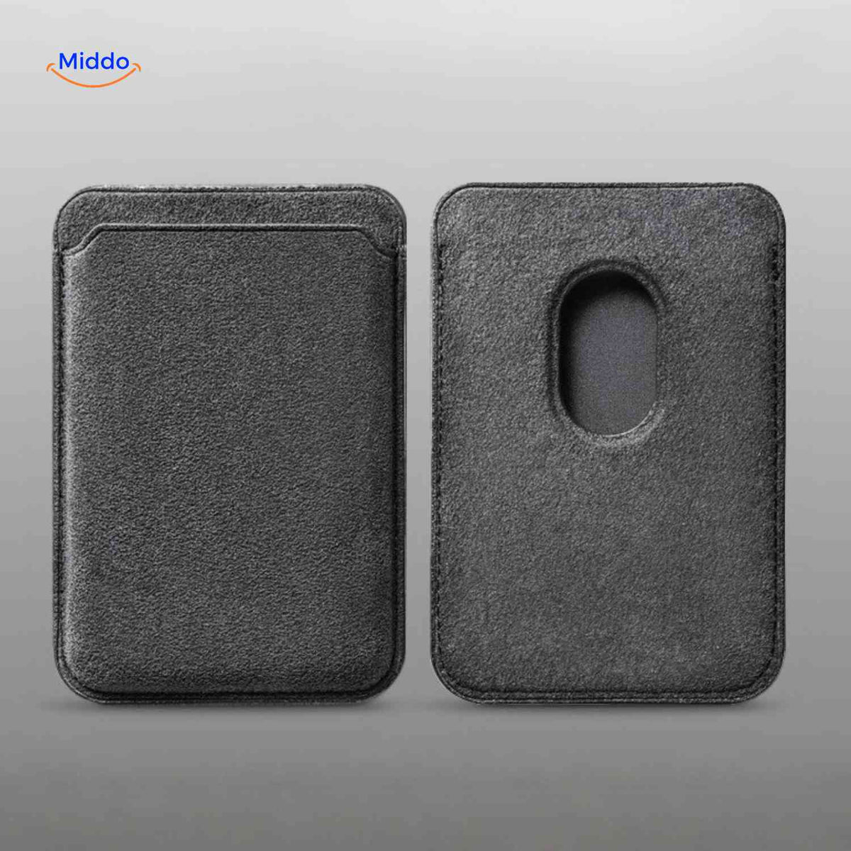 black AlcantaPro Card Holder product view image 4