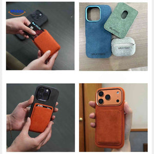 black AlcantaPro Card Holder product view image 12