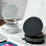 Magnevo magnetic phone holder available in elegant silver and black finishes.