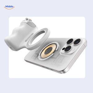 MagSafe compatible magnetic mount fits iPhones and Android.