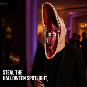 MaitlandMorph™ Adam & Barbara Full-Head Halloween Horror Mask | For Halloween Parties - Barbara Halloween spotlight