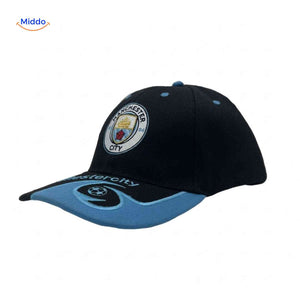 Manchester City sports cap with adjustable strap and logo.