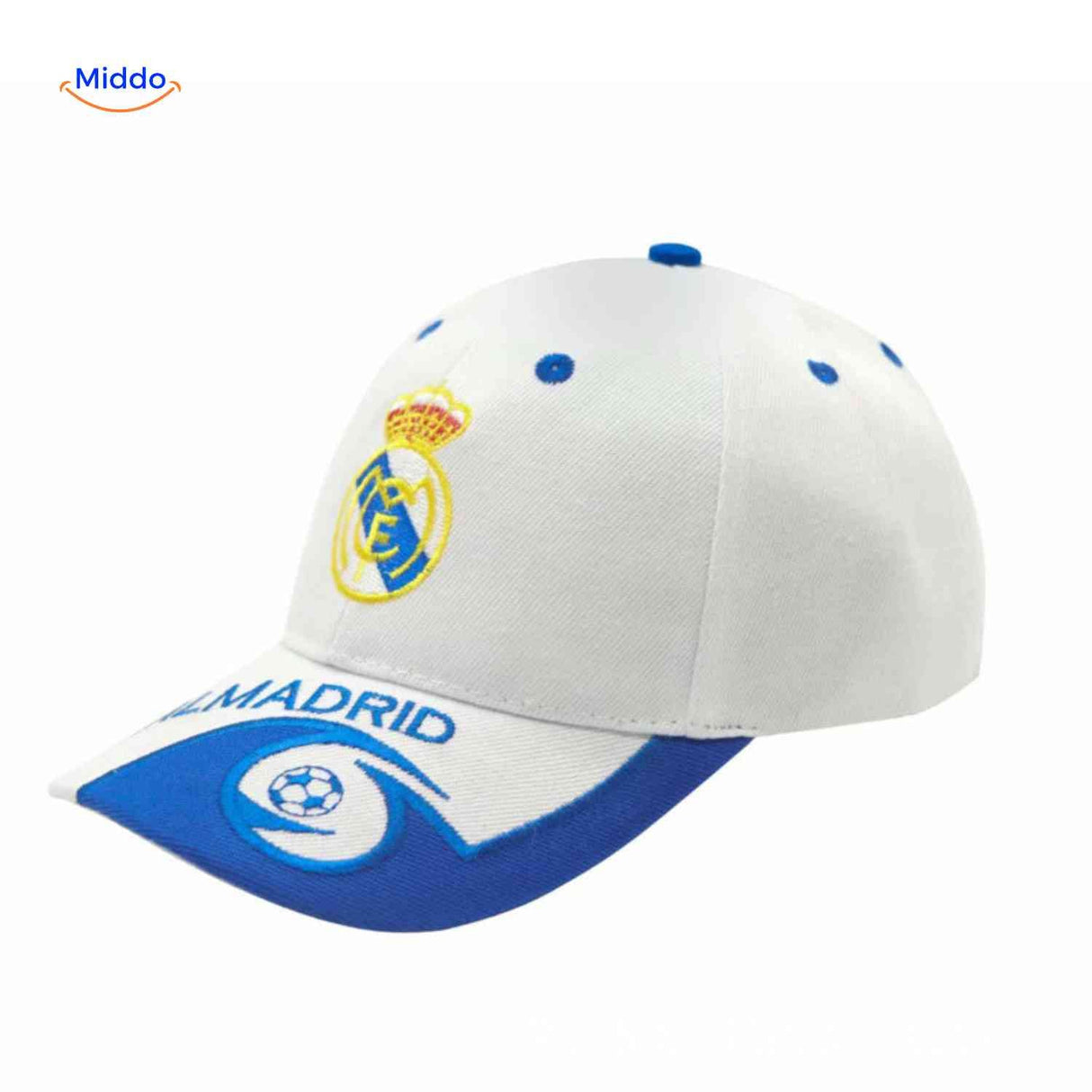 Manchester City football cap with breathable, adjustable design.