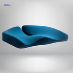 Vibrant yellow memory foam seat cushion delivering excellent support and stylish seating solution.