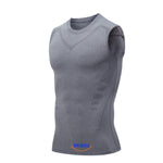 Grey VitaBoost PowerVest compression vest providing muscle support and body shaping benefits.