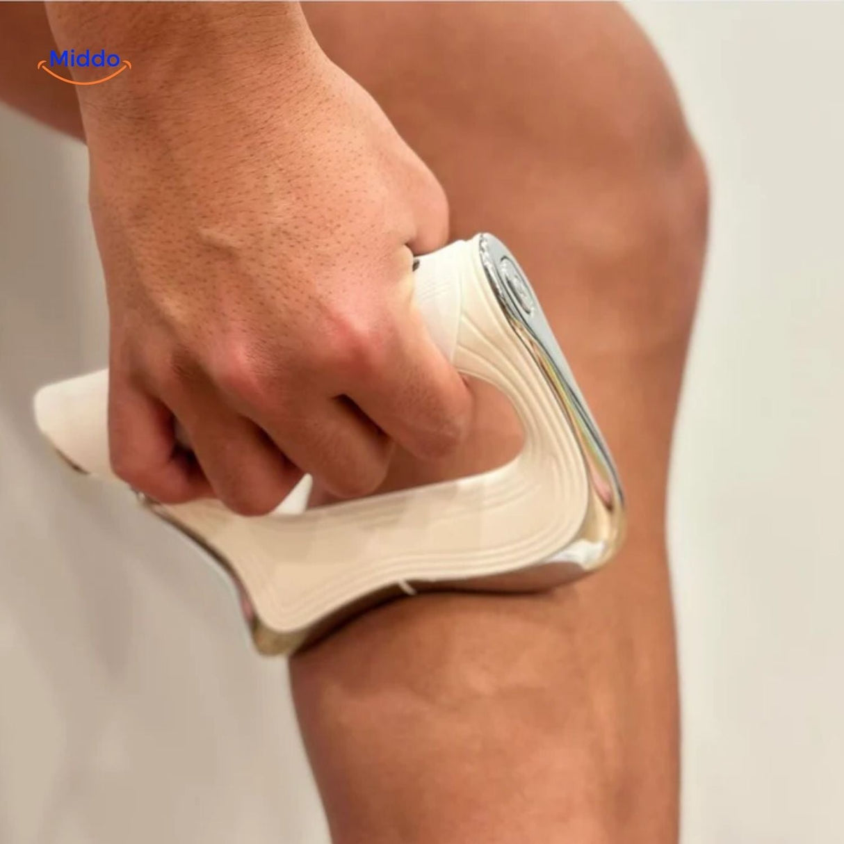 Visiopro muscle recovery device featuring microcurrent massage technology.