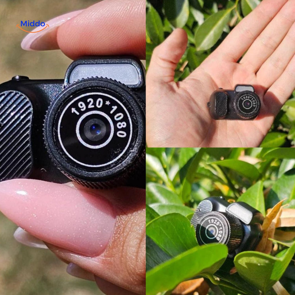 Mini DV camera kit showing all included accessories in flatlay