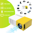 MiniBeam HD portable projector with 1000 lumens brightness and HDMI connectivity